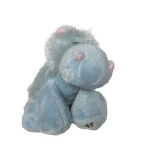 Ganz Lil Kinz Blue Hippo Plush Stuffed Animal No Code HS009 8.5"